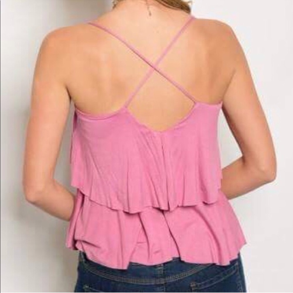 🌸Boho Ruffle Top🌸 - Picture 2 of 3